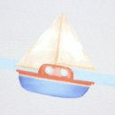 Ver imagem 3 de Papel de Parede Infantil Listrado e Barquinhos + Cola Inclusa