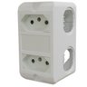 Conjunto com 2 Tomadas de 10 Amperes Poliwetzel Pvc - E017212029 - Wetzel - 1