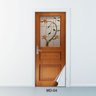 Adesivo Para Porta Madeira Vitral Decoração De Sala MD-04 - 1
