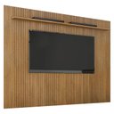 Ver imagem 2 de Painel para Tv Suspenso Frisado Ambiente Curitiba 2240 Cinamomo Off White - Valdemóveis