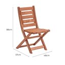 Ver imagem 2 de Cadeira Dobrável 48cm X 88xm Ecograndis Jardim