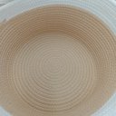 Ver imagem 7 de Cesta Decorativa Organizadora Cachepô Tecido Branco 3 Peças Allegra