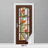 Adesivo Para Porta Madeira Vitral Decoração De Sala MD-11 - 1