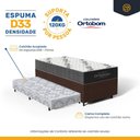 Ver imagem 5 de Cama Box com Colchão de Espuma D33 Ortobom Airtech 100 + Auxiliar de Espuma Unique Solteiro 88cm