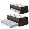 Cama Box com Colchão de Espuma D33 Ortobom Airtech 100 + Auxiliar de Espuma Unique Solteiro 88cm - 1