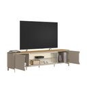 Ver imagem 7 de Rack para TV Santorini 239cm Tauari Off White Flex para Sala