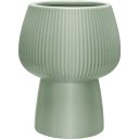 Ver imagem 1 de Cachepô Vaso Decorativo Planta Home&co Cerâmica 16x12x12cm Verde