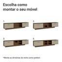 Ver imagem 6 de Rack Suspenso para Tv até 80 Polegadas 218 Cm 2 Portas Rustic/crema Agata Madesa