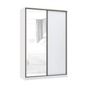 Ver imagem 1 de Guarda Roupa 2 Portas de Correr 3 Gavetas 159cm com Espelho Prime Luciane Móveis