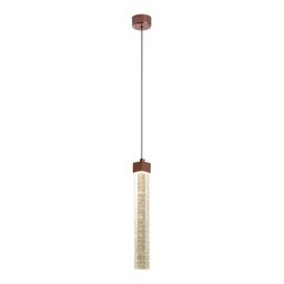 Luminária Empire Quadrado Pendente Bolhas Cristal Cabeceira Original Dourado Prata Rose - 1