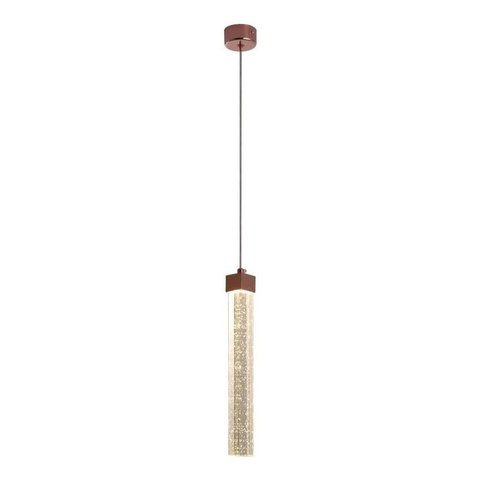 Luminária Empire Quadrado Pendente Bolhas Cristal Cabeceira Original Dourado Prata Rose