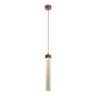 Luminária Empire Quadrado Pendente Bolhas Cristal Cabeceira Original Dourado Prata Rose - 1