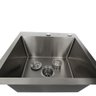 Cuba Gourmet Quadrada Aço Inox 304 Escovada 44x44 Acessórios - 3