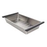 Cuba Gourmet Quadrada Aço Inox 304 Escovada 44x44 Acessórios - 7