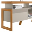 Ver imagem 6 de Rack Bancada de TV 70 Polegadas 2 Portas Agata L06 Nature/Off White - Mpozenato