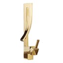 Ver imagem 1 de Torneira Banheiro Bico Curvo Design Criativo Dourada 35cm
