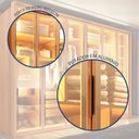 Ver imagem 4 de Guarda-roupa Casal 6 Portas Vidro Reflecta e Led 6 Gavetas 100% Mdf Inside