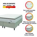 Ver imagem 6 de Cama Box Colchão Baú Queen Molas Ensacadas City Pillow Top 158x198x64cm