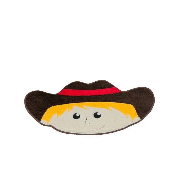 Tapete para Quarto Infantil Cowboy Premium 0,55Mx0,78M Guga Tapetes - 1