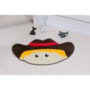 Ver imagem 2 de Tapete para Quarto Infantil Cowboy Premium 0,55Mx0,78M Guga Tapetes