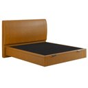 Ver imagem 1 de Cama Queen Baú Flutuante com Cabeceira 160cm Spazio S04 Couríssimo Caramelo - Lyam Decor