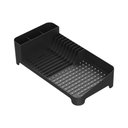 Ver imagem 1 de Escorredor Louças Compacto Cozinha Pia Porta Talheres Copos:Preto