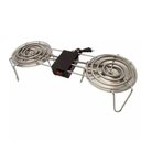 Ver imagem 1 de Fogareiro Duplo Elétrico Esquentador de Marmita 800w 220v