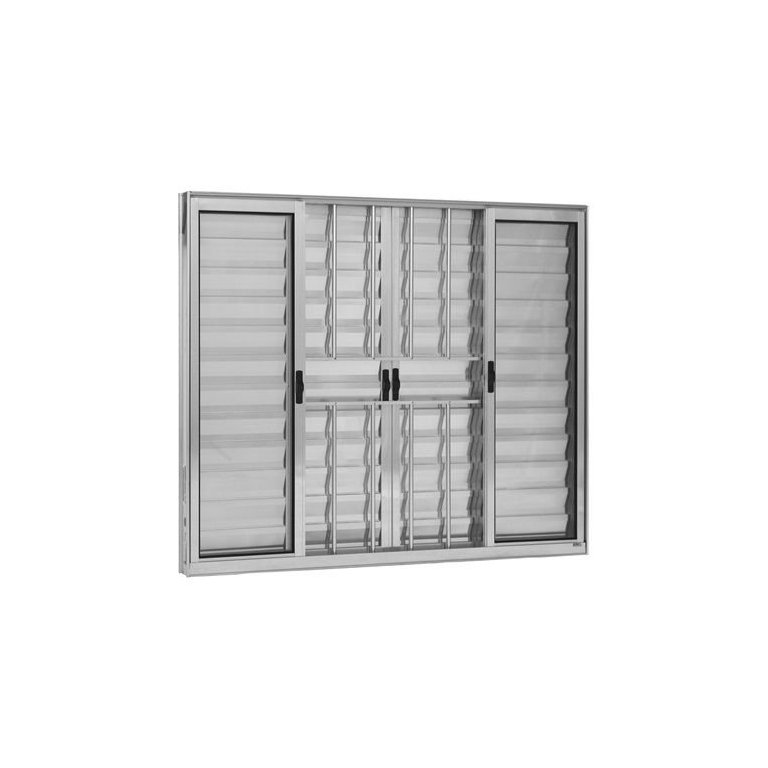 Veneziana 6 Folhas C/grade Brilhante 1,00 X 1,20