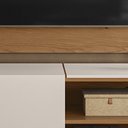 Ver imagem 4 de Painel para Tv Maia com Rack Aldan Colibri Móveis Freijó/off White
