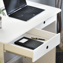 Ver imagem 4 de Escrivaninha Mesa Notebook Computador Home Office Escritório 2 Gavetas Compacta