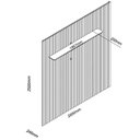 Ver imagem 3 de Painel para Tv até 90 Polegadas Ripado com Led 280cm 100% Mdf Nobre