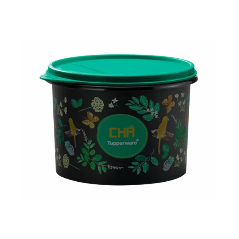 Tupperware Caixa Cha 200gr Floral Tupperware Caixa Cha 200gr Floral