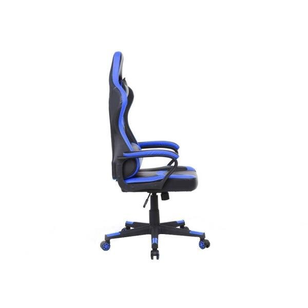 Cadeira Gamer Elite Reclinável com 2 Almofadas Pc Top Se1010 Azul - 2