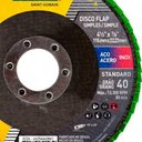 Ver imagem 6 de Disco Flap 4.1/2 Pol Grão 40 Standard com 10 Unidades Norton