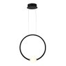 Lustre Luminária Pendente Moderna Circulo Led 20w Bola 33cm - 1