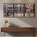 Ver imagem 5 de Kit 3 Quadros Justiça Advocacia 40x60 Moldura:preta