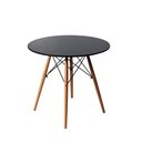 Ver imagem 6 de Kit 4 Cadeiras Saarinen Preto + Mesa Redonda 70cm Preto