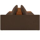 Ver imagem 6 de Sofá Ilha Modular para Sala 342cm com Puff Dublin K01 Veludo Marrom Sintético Caramelo - Lyam