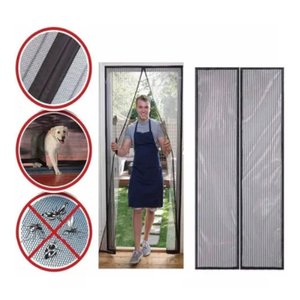 2 Cortinas Magnética Tela Mosqueteira Anti-mosquito Inseto