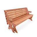 Ver imagem 3 de Banco Mesa Premium Madeira de Lei 2m Área Externa