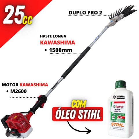 Derriçadeira Kawashima Com Mão Dupla Ideal Para Colher os Frutos do Cafeeiro + Óleo Stihl