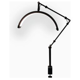 Luminaria Estetica Salao Spa Meia Lua Arco Led 3 Tons Suporte Celular Mesa Iluminaçao Salao de Belez - 14