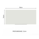 Ver imagem 3 de Armário Aéreo de Cozinha Madesa Stella 70 cm 1 Porta Basculante Branco