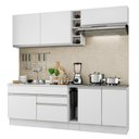 Ver imagem 3 de Armário de Cozinha Completa 220cm Branco Parma Madesa 03