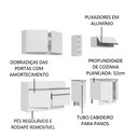 Ver imagem 5 de Armário de Cozinha Completa 220cm Branco Parma Madesa 03