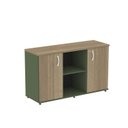 Ver imagem 3 de Armário Credenza 2 Portas Pivotante P25 Verde/Salvia/Noce Marromle