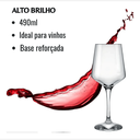 Ver imagem 2 de Taça para Água Brunello 490 ml Vidro Nadir - Kit com 6 Unidades