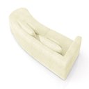 Ver imagem 7 de Sofá Curvo Decorativo Kimiko 287cm 2 Lugares Sala de Estar com Chaise Bouclê Off White G52 - Gran Be