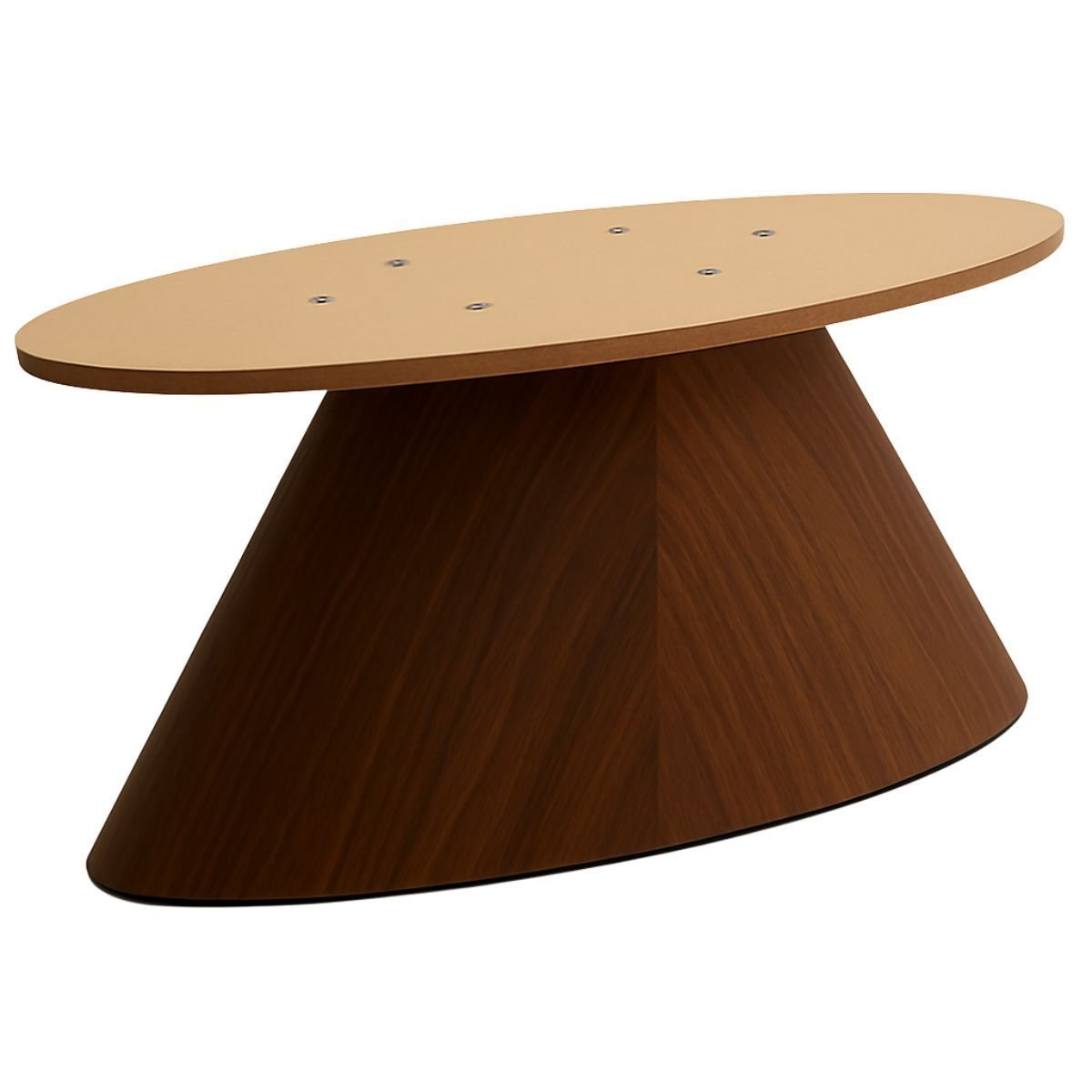 Base de Mesa Cone Denali Slim Cinnamon Jantar Oval - Bella Brasil Decor ...