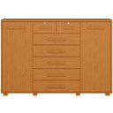 Ver mais imagens de Cômoda Sapateira 2 Portas 7 Gavetas com Chave Riviera A04 Cinamomo - Lyam Decor